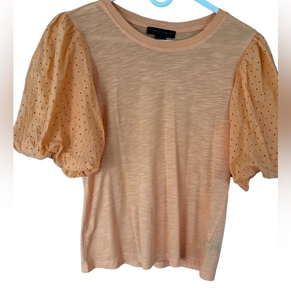 Sanctuary Orange Cloud Control Puff Short Sleeve T shirt - Picture 3 of 7